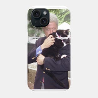 Bill Clinton and his Cat Phone Case