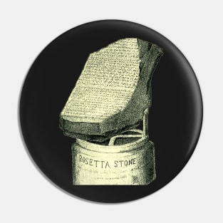 Rosetta Stone Pin