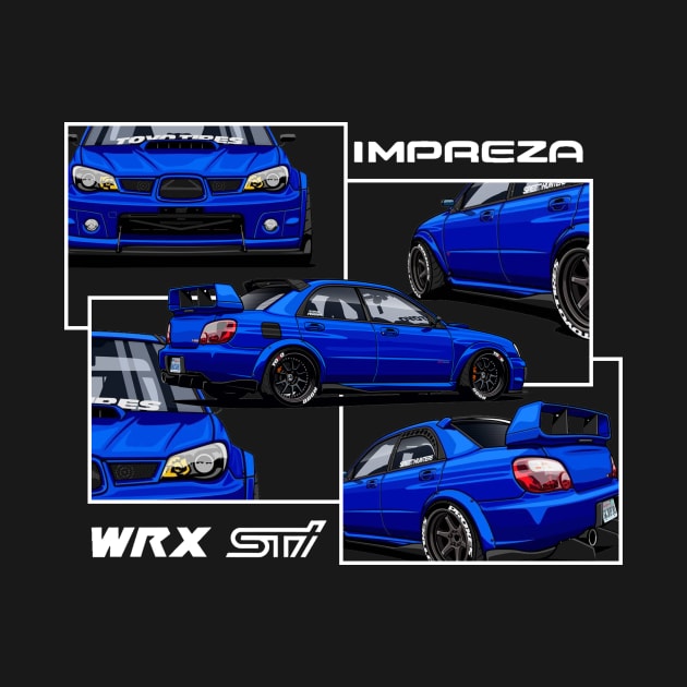 Impreza hawkeye WRX STI, JDM by T-JD