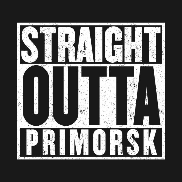 Straight Outta Primorsk T-Shirt by mangobanana