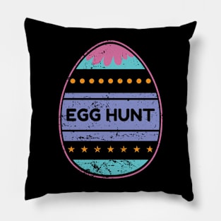 Egg Hunt Easter Bunny Easter Eggs Pillow