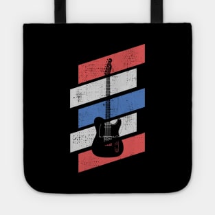 Retro Vintage T-Style Electric Guitar Tote