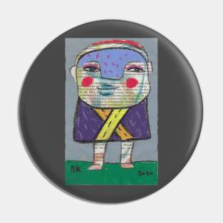 Cartoon boy #5 Pin