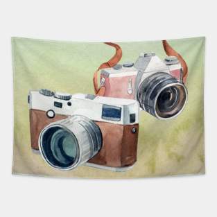 Vintage Recording Camera Tapestry