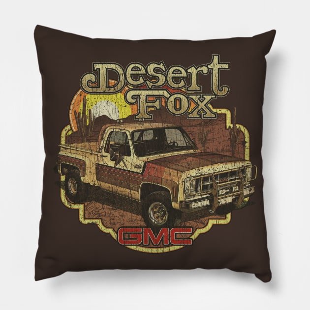 Desert Fox Sierra 1979 Pillow by JCD666