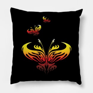 Fire Butterfly Pillow