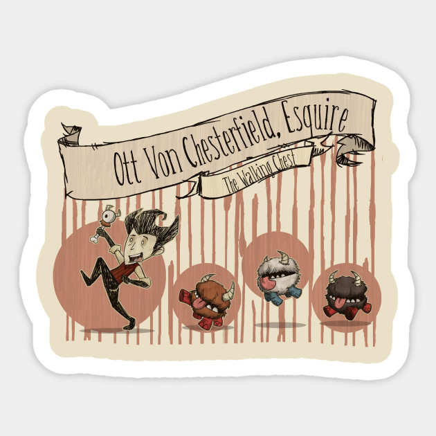 Ott Von Chesterfield Esquire Chester Sticker Teepublic