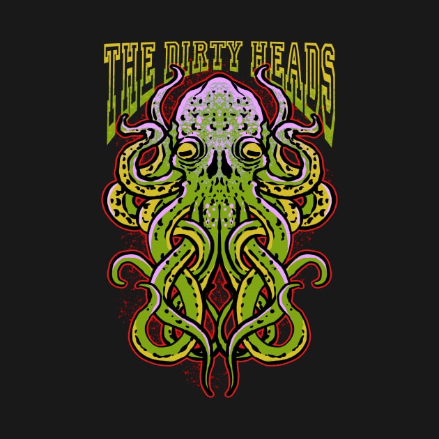 The Dirty Heads band merch octopus design by ROCKHOPPER