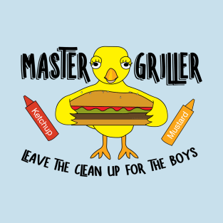 Master Griller Chick Funny Barbecue Design T-Shirt