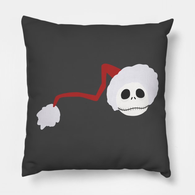 Santa Jack Skellington Pillow by gray-cat