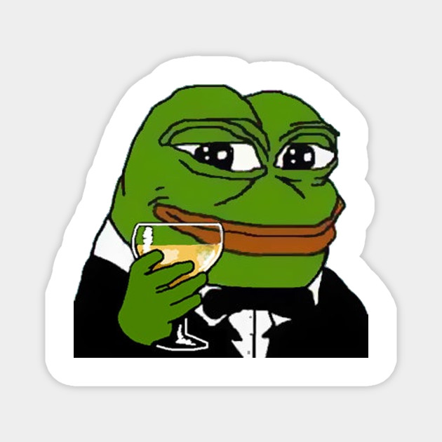 Posh Pepe Rare Pepe Magnet Teepublic