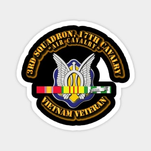 3rd Squadron, 17th Cavalry with SVC Ribbon Magnet