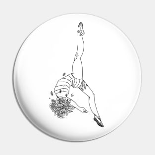 flower Ballet Pin