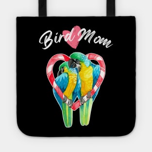 Parrot Bird Mom - Macaw Watercolor Tote