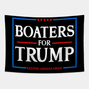 Boaters For Trump Keeping America Great 2020 Tapestry