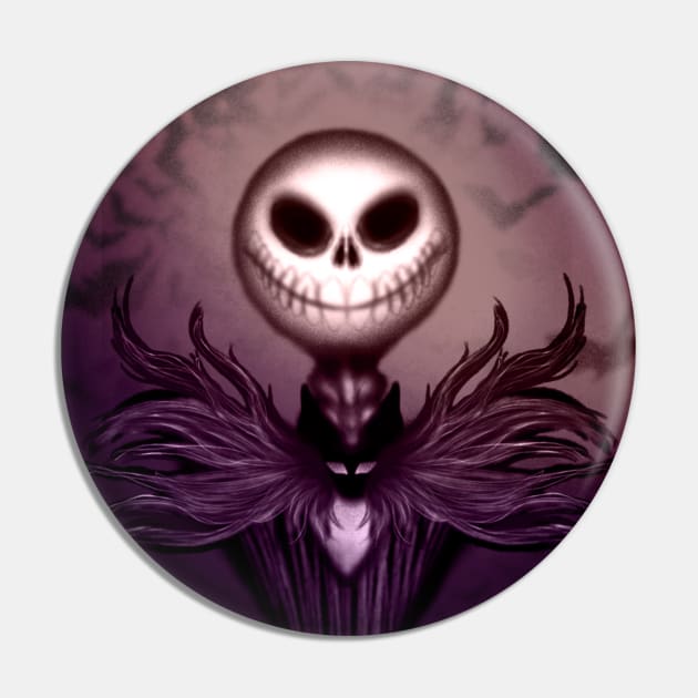 Pumpkin King Jack Pin by GHOULISHGLITCH