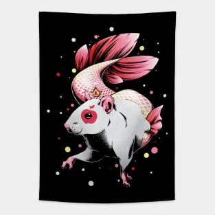 Mer-Rat - Mermaid Rat Tapestry