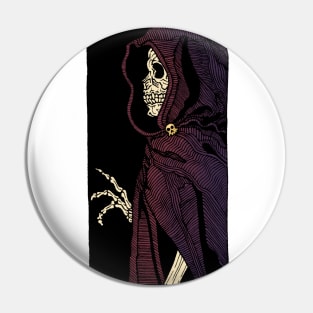 Cloaked Boneman Pin