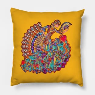 FLAMENCO in COLOR Pillow