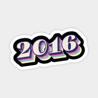 2016 Birthday Year Magnet