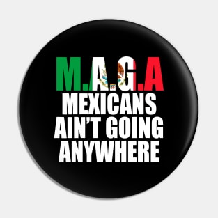 Mexicans-Ain't-Going-Anywhere Pin