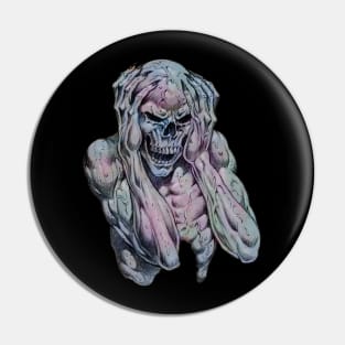 Skeletonal Scream Pin