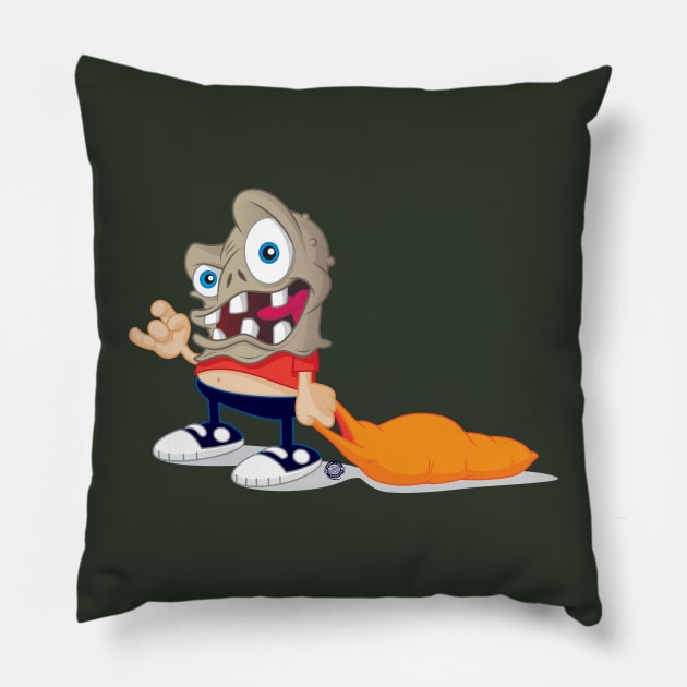 Trick or Treater Pillow by Goin Ape Studios