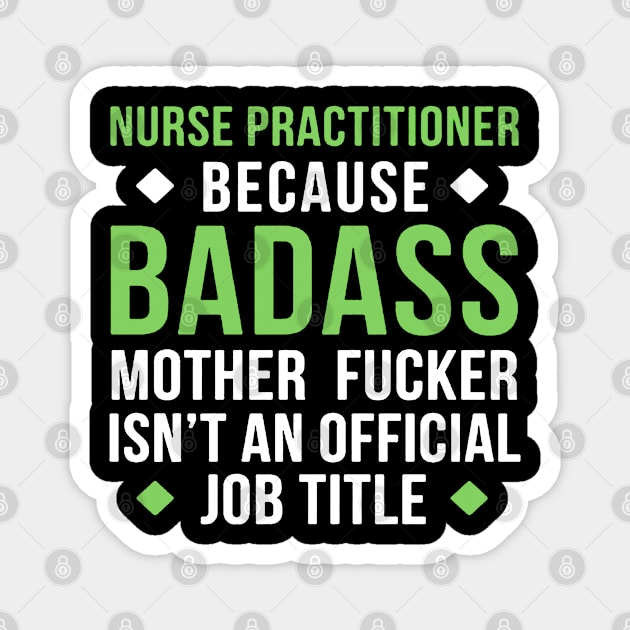 nurses practitioner Magnet by luckyboystudio