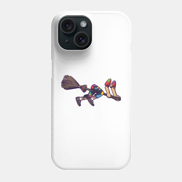 Riding the Broom Phone Case by bekarious_