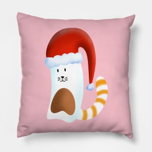 Cat Christmas  , Christmas funny gnomes Cute Merry Christmas Gift Sticker celebration  concept Pillow