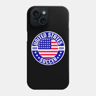 Usa Flag Soccer Phone Case