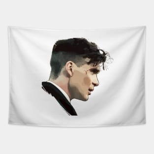 Tommy Shelby Vector Art Tapestry