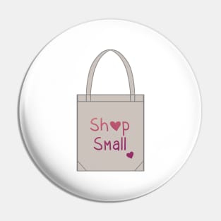 Shop small Pin