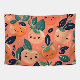 Satisfied Little Peaches Tapestry