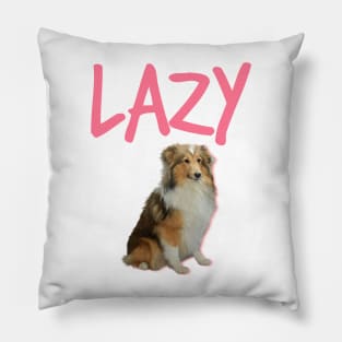 LAZY / The Border collie Pillow