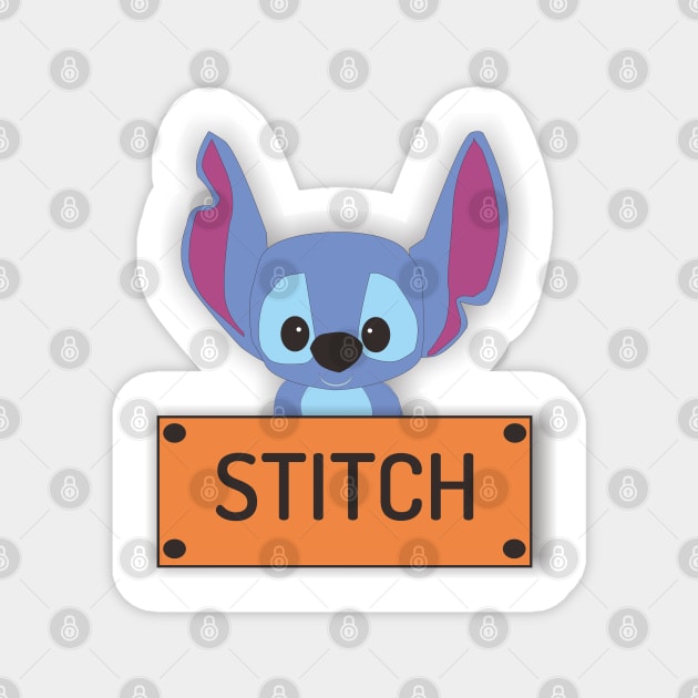 Cute Stitch Magnet by Rohman1610