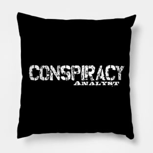 Conspiracy Analyst Pillow