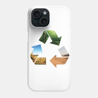 Earth Recycle Phone Case