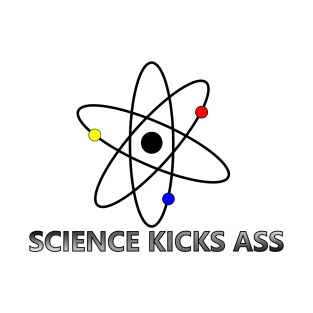 Science Kicks Ass! Large Version T-Shirt