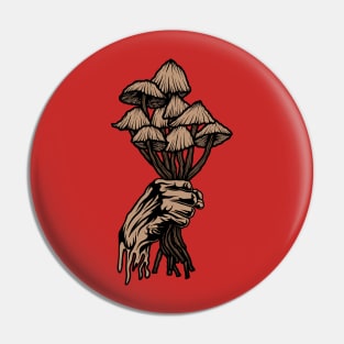 Death Cap Mushrooms Pin