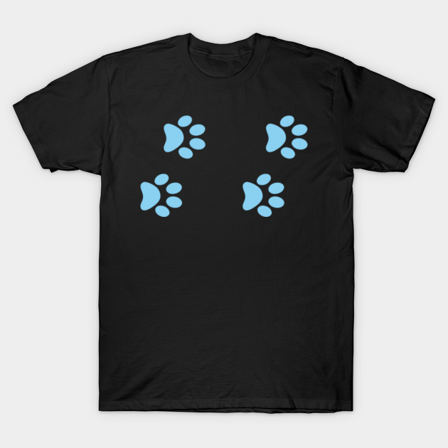 Discover Baby Blue dog paws - Dog Paws - T-Shirt