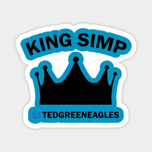 King Simp (Simple) Magnet by tedgreeneagles