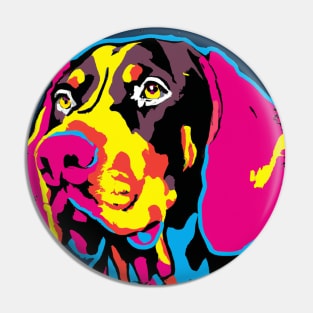 German Shorthaired Pointer Pop Art - Dog Lover Gifts Pin