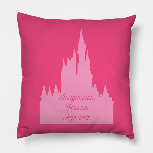 Imagination has no age limit Pillow by old_school_designs