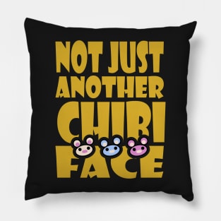 Not Just Another Chibi Face Pillow