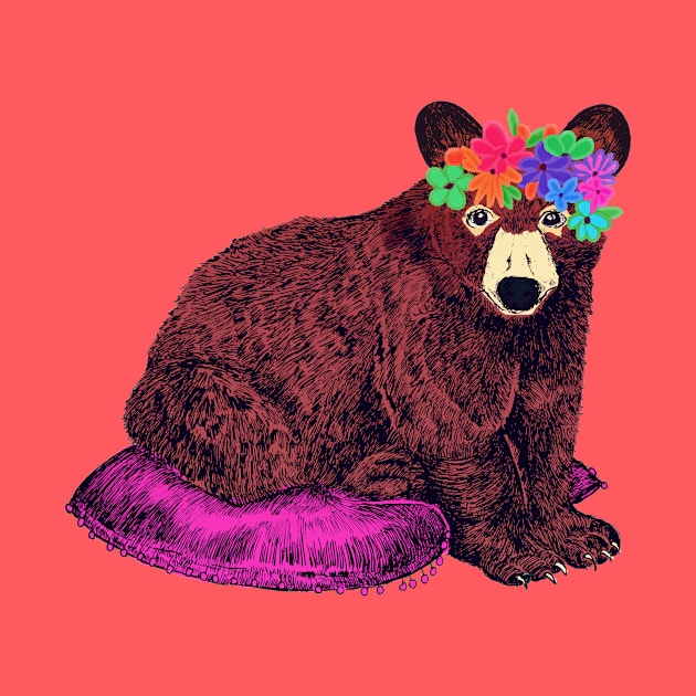 Summer Bear by minniemorrisart