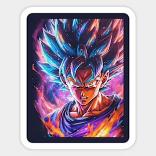 Dragon Ball Goku Ultra Instinct Sticker Sticker – Anime Town Creations