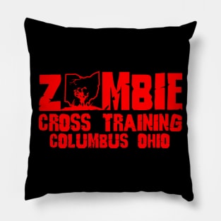 Zombie Cross Training Columbus Ohio Red Pillow