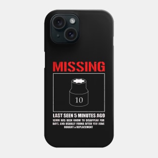 Missing 10 mm Socket Phone Case