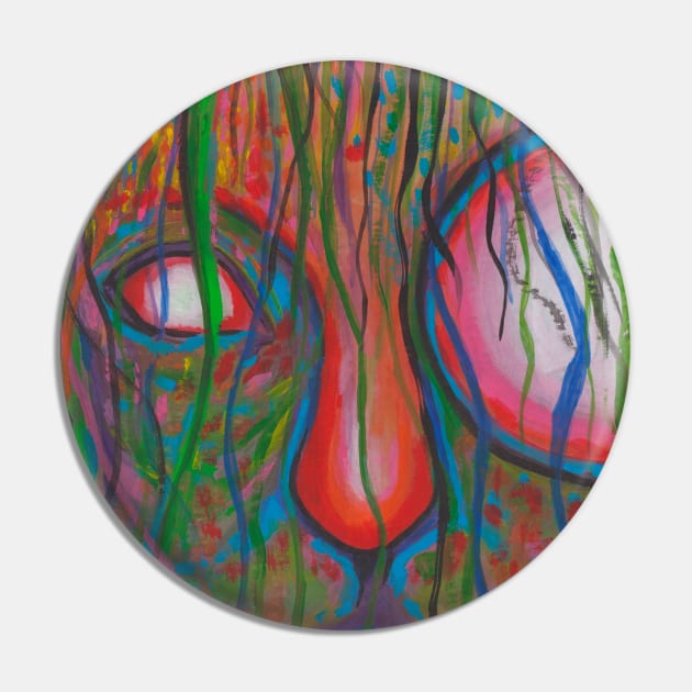 Help Abstract woman creature portrait Pin by deadblackpony